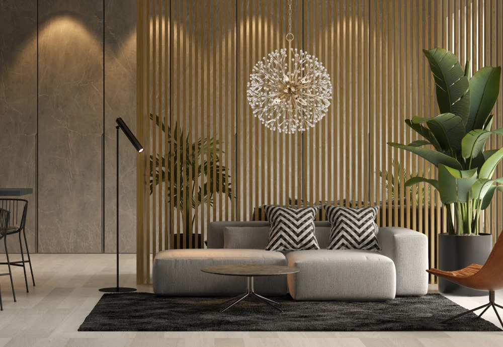 Crystal and Iron Chandelier