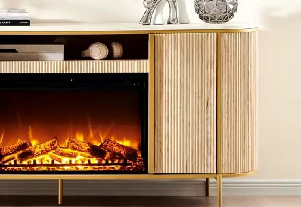 Electric Fireplace Corner TV Stand
