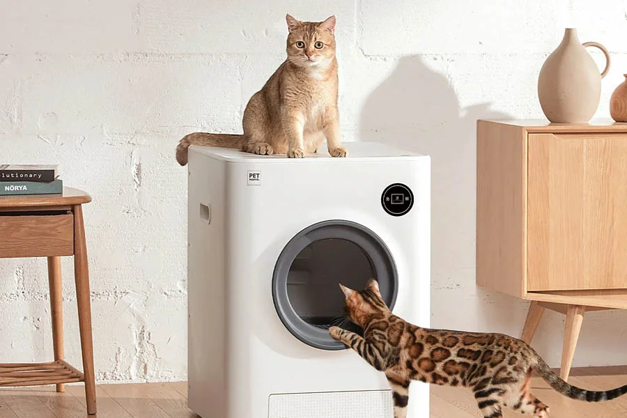 Robot Cat Litter Tray