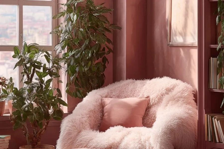 Bright Pink Sofa